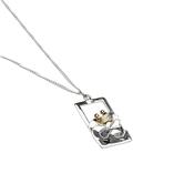 Garrett Mallon The Voyage 5 Pendant, Silver and 18ct Gold