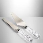 Waterford Crystal Lismore Cake Knife &amp; Server Set image