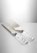 Waterford Crystal Lismore Cake Knife &amp; Server Set image