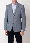 White Label Jasper Tapered Fit Houndstooth Blazer, Navy image