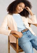 White Stuff Nova Button Up Cardigan, Cream image