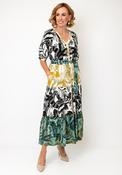White Stuff Botanical Print Midi Dress, Ivory Multi image