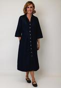 White Stuff Luna Denim Pleated Dress, Dark Blue image
