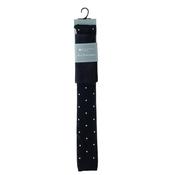 William Turner Knitted Dot Tie &amp; Pocket Square, Navy image