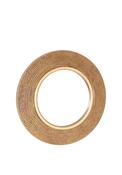 Fern Cottage Textured Round Mirror, Gold image