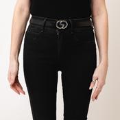 Serafina Collection Plain with Buckle Detail Belt, Black image