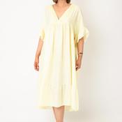 Serafina Collection One Size V-Neckline Midi Dress, Yellow image