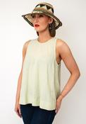 Malissa J Woven Straw Hat, Beige Multi image