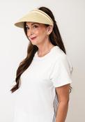 Serafina Woven Sun Visor, Beige image