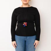 Serafina Collection Floral Pendant Necklace, Multi-Coloured image