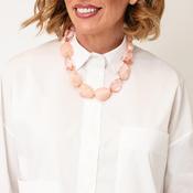 Serafina Collection Chunky Resin Necklace, Pink image