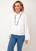 Serafina Collection Multi Beaded Long Necklace, Blue image