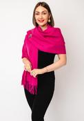 Serafina Collection Scarf and Brooch Gift Set, Fuchsia Pink image
