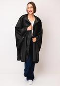 Serafina Collection One Size Rain Poncho, Black image