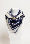 Serafina Collection Magnetic Landscape Print Scarf, Wine image