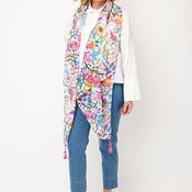 Serafina Collection Floral Print Scarf, Multi-Coloured image