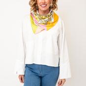 Serafina Collection Vintage Floral Print Scarf, Multi-Coloured