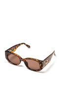 Serafina Collection Rectangular Sunglasses, Brown image