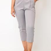 Serafina Collection Slim Leg Carpi Trousers, Grey image
