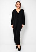 Serafina Collection One Size Tunic and Trouser Co-Ord, Black image