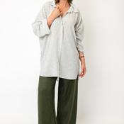 Serafina Collection One Size Shirt and Trousers Co-Ord, Green
