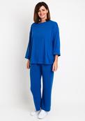 Serafina Collection One Size Sweater and Trouser Set, Blue image