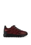 Wonders Wild I Elastic Lace Up Trainers, Wine image