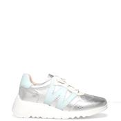 Wonders Wild Platform Wedge Trainers, Silver