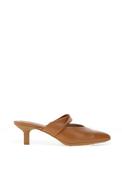Wonders Sauvag Leather Kitten Heel Shoes, Tan image