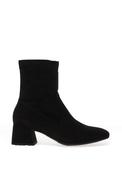Wonders Anan Suede Heeled Sock Boots, Black image