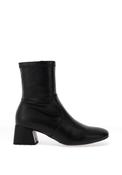 Wonders Anan Polished Leather Heeled Sock Boots, Black image