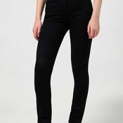 Wrangler High Rise Slim Leg Jeans, Black image