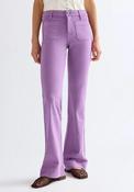 Wrangler Patch Pocket Flared Denim Jeans, Purple image