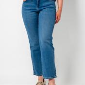Wrangler Aurelia High Rise Straight Leg Jeans, Blue