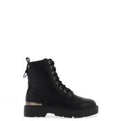 Xti Kids Faux Leather Lace Up Boots, Black