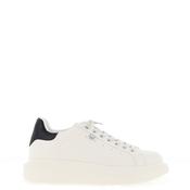 XTI Womens Faux Leather Chunky Sole Trainers, White