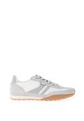 Xti Womens Colour Block Low Trainers, Grey &amp; White image