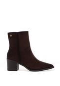 Xti Womens Structured High Ankle Heeled Boots, Brown image