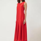 YAS Pera Sleeveless Midi Dress, Red image