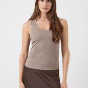 YAS Paloma Tank Top, Taupe image