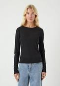 YAS Paloma Long Sleeved Top, Black image