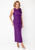 YAS Dona Sleeveless with 3D Detail Midi Dress, Purple image