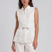 Y.A.S Lana Sleeveless Blouse, White image