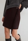 Yerse Sully Wool Blend Aline Mini Skirt, Brown image