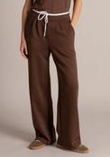 Yest Sina Wide Leg Trousers, Brown image