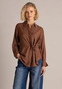 Yest Samira Polka Dot Blouse, Brown image