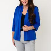 YEW Cropped Sleeve Jacket, Royal Blue
