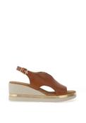 Zanni &amp; Co. Kaimla Wedge Cut Out Sandal, Tan image