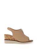 Zanni &amp; Co. Mirfa Wedge Sandals, Warm Beige image