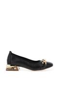 Zanni &amp; Co. Mizukami Chain Link Heeled Pumps, Ink image